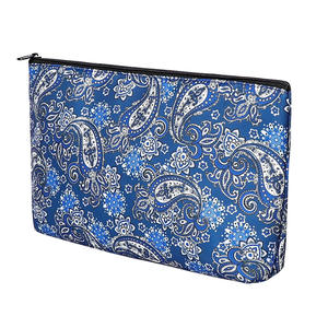 <span class=keywords><strong>Mahjong</strong></span> pliable en velours bleu imprimé, avec fermeture éclair métallique robuste, fabriqué en Chine, pour usage quotidien, style National Tide New Wind, personnalisé et tendance - Product Image 3