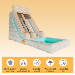 वाणिज्यिक pvc आउटडोर वयस्क विशाल <span class=keywords><strong>inflatable</strong></span> पानी स्लाइड और पिछवाड़े के बच्चों के लिए ब्लोअर पार्टी - Product Image 2