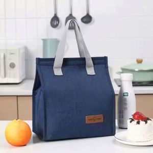 Sac isotherme réutilisable pour le déjeuner, sac fourre-tout thermique, sac à lunch simple et tendance, isolé - Product Image 3