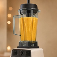 Blender commercial 2200W, 2L, machine à smoothies robuste, lame en acier inoxydable, gobelet en polycarbonate pour restaurant, café, bar à jus