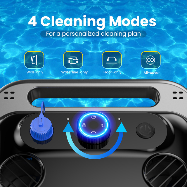 Intelligent AI Smart Cordless Robot Pro Pool Cleaner for Large Above Ground Pools Cleaner