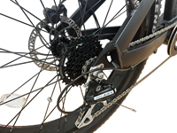 Vélo électrique Bafang à moteur central 2100W, batterie longue portée 48V17.4Ah, pneus larges 26 pouces, freins à disque hydrauliques, écran LCD Bafang, Shimano 8 vitesses, vente en gros