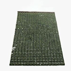 Grillage en acier à faible teneur en carbone à mailles carrées avec cadre plié - <span class=keywords><strong>Grille</strong></span> industrielle et de construction renforcée - Product Image 1