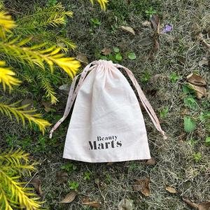 Wholesale Promotional Cotton <b>Drawstring</b> Dust Bag Eco Friendly Dust <b>Pouch</b> With Printed Ribbon - Product Image 2