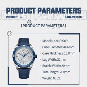 Drioshipping nueva llegada reloj de oro para hombres multifunción cronógrafo hombres cuero impermeable fecha relojes de cuarzo - Product Image 6