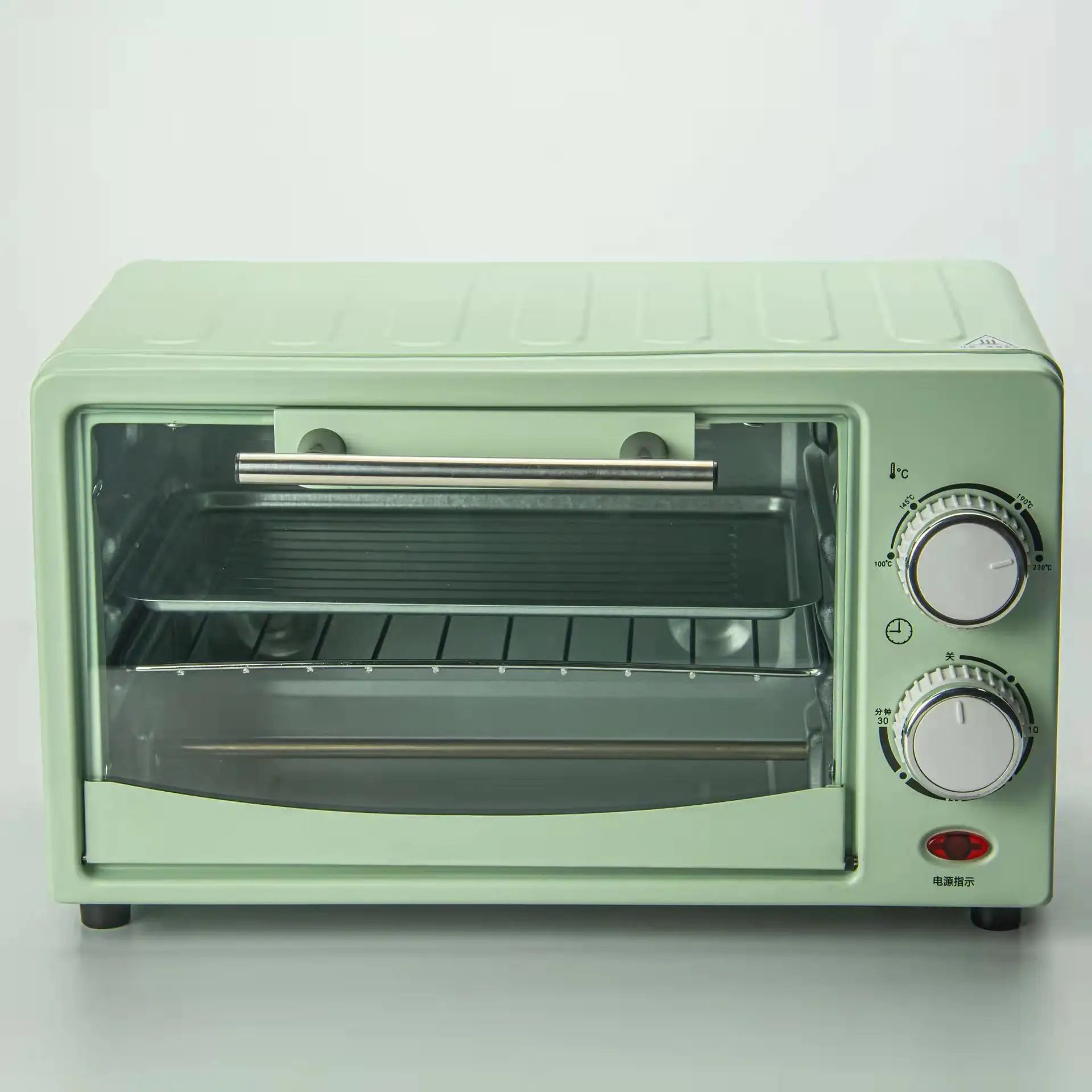 12L Kitchen appliance portable electric oven with two hot plate for cooking