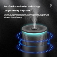 Diffuseur intelligent électrique sans eau OEM ODM Diffuseur de parfum d'huiles essentielles à cylindre portable pour la maison et l'hôtel Lumière LED 7 couleurs