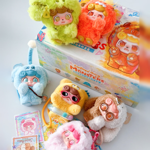 Bambola carina e regalo di gioco alla moda autentica Q Baby emotive mostri pelosi peluche scatola cieca - Product Image 2