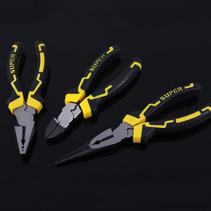 Bricolage professionnel OEM de qualité industrielle chrome-vanadium alliage acier excentrique levier sertissage <span class=keywords><strong>pince</strong></span> coupe-fil - Product Image 2