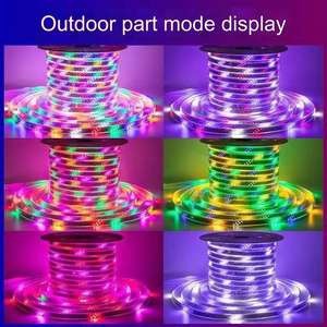 Tiras de Luces <span class=keywords><strong>LED</strong></span> para Exteriores de 220V 110V, Impermeables IP67, <span class=keywords><strong>RGB</strong></span>, 6 Colores, <span class=keywords><strong>Tira</strong></span> de <span class=keywords><strong>LED</strong></span> Flexible para Iluminación Decorativa, Las <span class=keywords><strong>Tira</strong></span> <span class=keywords><strong>Led</strong></span> - Product Image 6