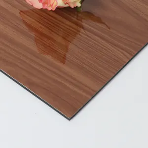 Alucobond High Quality 4mm pvdf acm/Wooden Color aluminum composite panel