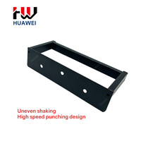 HUAWEI Premium Schwarze U-förmige Metall-Möbelfüße, Hochbelastbare Quadratrohr-Stützbeine für Schränke und Bänke
