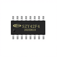 SZY42F4 SIZYYUAN Puce vocale MP3 MCU 32 bits avec 10 broches E/S numériques programmables, espace vocal intégré de 192 secondes et 16K, FLASH SPEECH