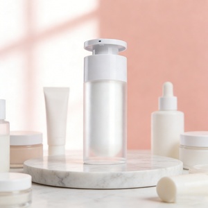 Stock 15ml 30ml 50ml Airless Vacuum Lotion <b>Bottles</b> Press for <b>Bottles</b> White Double-Layer Eye Cream Containers Portioned Skincare - Product Image 2