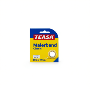 Ruban adhésif Tesa Malerband Classic 50m x 19mm pour des bords précis et des lignes nettes - Product Image 2
