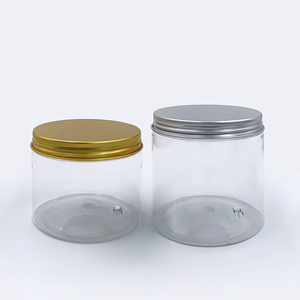 Bocaux à cornichons transparents multi-tailles personnalisés <span class=keywords><strong>de</strong></span> 1 oz, 2 oz, 30 g, 60 g, 100 g, 200 g, en plastique <span class=keywords><strong>de</strong></span> qualité alimentaire avec couvercles noirs - Product Image 5