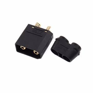 Conjunto de Conectores Negros de Alta Corriente XT90H-F XT90H-M 45A-90A, Conectores de Cobre Chapados en Oro para Batería y Cargador LiPo RC - Product Image 3