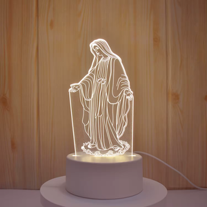 Ali d'Angelo LED <span class=keywords><strong>con</strong></span> Supporto, Centrotavola per Battesimo, Prima Comunione, Bomboniere per Bambini, Decorazioni per la Casa, Centrotavola per Cresima - Product Image 2