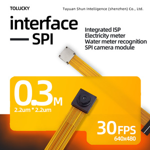 Module de caméra SPI VGA 30fps 0.3MP GC032A avec ISP pour la reconnaissance des compteurs d'eau et d'électricité - Product Image 3