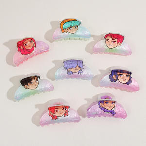 Niedliche Dämonen-Mädchen Haaraccessoires Kpop Hexenjagd Cartoon-Charakter Krallen-Acryl-Kopfschmuck - Product Image 2