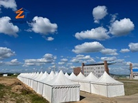 Tente Pagode Extérieure en Aluminium Imperméable en PVC 3x3 4x4 5x5 6x6 8x8 10x10m avec Impression de Logo Personnalisé pour Expositions et Événements