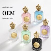 Flacon de parfum vide personnalisé de luxe 100 ml en verre avec atomiseur à fine brume, vente en gros, contenant de parfum de voyage