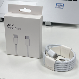 สายชาร์จเร็ว USB-C to USB-C 1 เมตร 60 วัตต์ สายหุ้มไนลอน ตัวนำทองแดงแท้ สำหรับ iPhone 16/17 Max Pro คอมพิวเตอร์ พร้อมกล่องสี - Product Image 3