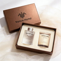Boîte cadeau personnalisée, porte-bougie en verre, pots à bougies, diffuseur aromatique vide, flacons en verre pour parfums et aromathérapie