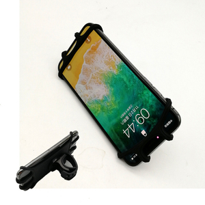 360 Rotation Réglable Silicone Moteur Vélo de Montagne Support <span class=keywords><strong>Smartphone</strong></span> Support de Téléphone Portable - Product Image 3