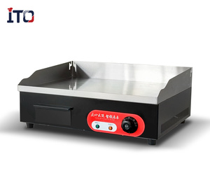 Equipement de cuisine professionnelle Plaque de cuisson électrique Acier inoxydable Chromage <span class=keywords><strong>Plancha</strong></span> à vendre - Product Image 4