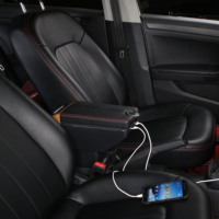 Pour VF3 voiture accoudoir boîte boîte de rangement centrale voiture intérieur Modification détails