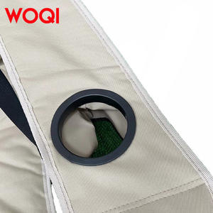 Chaise pliante en tissu Oxford Woqi, cadre en aluminium, imperméable, portable, pour jardin et camping, couleur laiteuse, 60x60x110 - Product Image 3