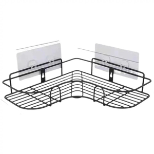 Rak penyimpanan Toilet, rak pengatur sudut kamar mandi terpasang di dinding, rak penyimpanan Toilet bebas lubang - Product Image 1