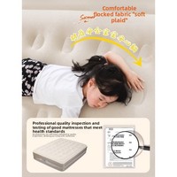 Matelas gonflable portable et pliable Jiawei pour le camping en plein air, avec gonflage rapide, double personne, couverture floquée épaissie