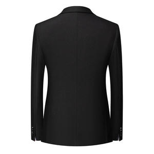 <span class=keywords><strong>Costume</strong></span> de <span class=keywords><strong>mariage</strong></span> <span class=keywords><strong>homme</strong></span> slim fit 3 pièces, col à revers, simple boutonnage, en tissu peigné TR, pour marié ou cérémonie - Product Image 2