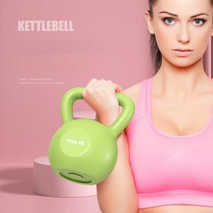 Kettlebell en PVC souple écologique, haltères en ciment, kettlebell en fonte pour la maison, la gym, le yoga, l'exercice, kettlebell lestée de sable de fer - Product Image 2