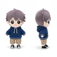 Figurine en peluche d'homme anime sur mesure, poupée en peluche personnalisée en forme humaine, jouet en peluche sur mesure ODM OEM