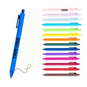Stylo à bille fantaisie en plastique pour l'école avec logo personnalisé - Product Image 1