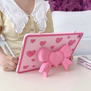 Phim Hoạt Hình Bow Bướm Đứng Silicone Trường Hợp Máy Tính Bảng Cho iPad Không Khí Pro 10 Gen 5 6 10. 9 Inch Hoa <span class=keywords><strong>Panda</strong></span> Bìa Chủ 2025 Mặt Thứ - Product Image 6