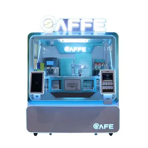 Distributeur automatique de café chaud et froid, shaker de protéines, Machine intelligente, distribution de grains vers tasse, pour café frais moulu