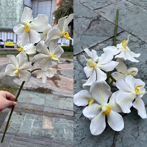 Orchidee Artificiali 3D in Lattice Real Touch <span class=keywords><strong>per</strong></span> <span class=keywords><strong>Capodanno</strong></span>, Fatte a Mano, Moderne, <span class=keywords><strong>per</strong></span> Casa e Matrimoni, Simulate, Marca Hu Jilan ML, Natale - Product Image 6