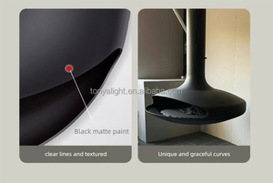 Cheminée au <span class=keywords><strong>bio</strong></span>éthanol suspendue, écologique, facile à installer, design peu encombrant, style européen, pour décoration intérieure - Product Image 5