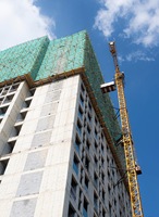 Crane Menara Flat Top Zoomlion 25 Ton Bekas, Peralatan Pengangkat Konstruksi Berat dengan Motor & PLC, Siap Kirim