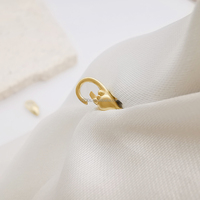 Accessoires de bijoux en or jaune véritable 18 carats sur mesure pour bracelets et colliers, crochets mignons, marque 1000S, modèle KZ023G, Guangdong