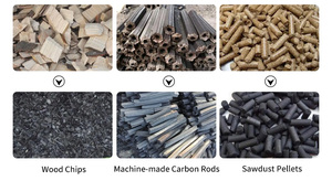Fourneau de carbonisation horizontal sans fumée pour bûches de bois, ligne complète de production de blocs de charbon de bois pour barbecue - Product Image 4