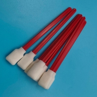 Bâtonnet de nettoyage de précision sans peluches en PP rouge 707, bâtonnet de nettoyage automobile, bâtonnet en mousse carré pour le nettoyage d'imprimantes