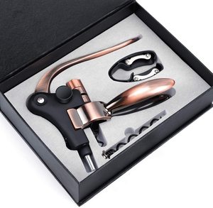 Tire-bouchon décapsuleur à levier de style coffret cadeau, tire-bouchon à vis premium pour le vin - Product Image 6