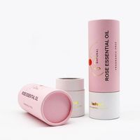 Cylindre en carton recyclé écologique personnalisé produits cosmétiques baume à lèvres tube en papier bouteille de parfum emballage boîte