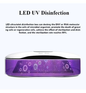 Professionele Uvc <span class=keywords><strong>Lamp</strong></span> Sterilisatie Apparatuur Sterilisator Voor Schoonheidsproduct Container Led Licht UV Sterilisator Doos - Product Image 6