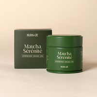 Boîte de conserve ronde personnalisée 30/40/50/100g pour matcha, café, thé, capsules de protéines, poudre, emballage alimentaire portable scellé de qualité alimentaire